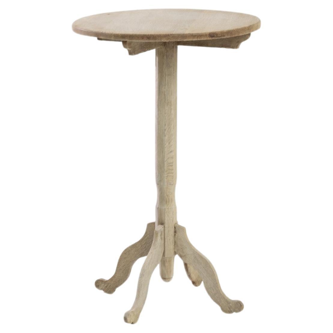 French, Louis Philippe, Walnut Spiral Turned Side Table at 1stDibs