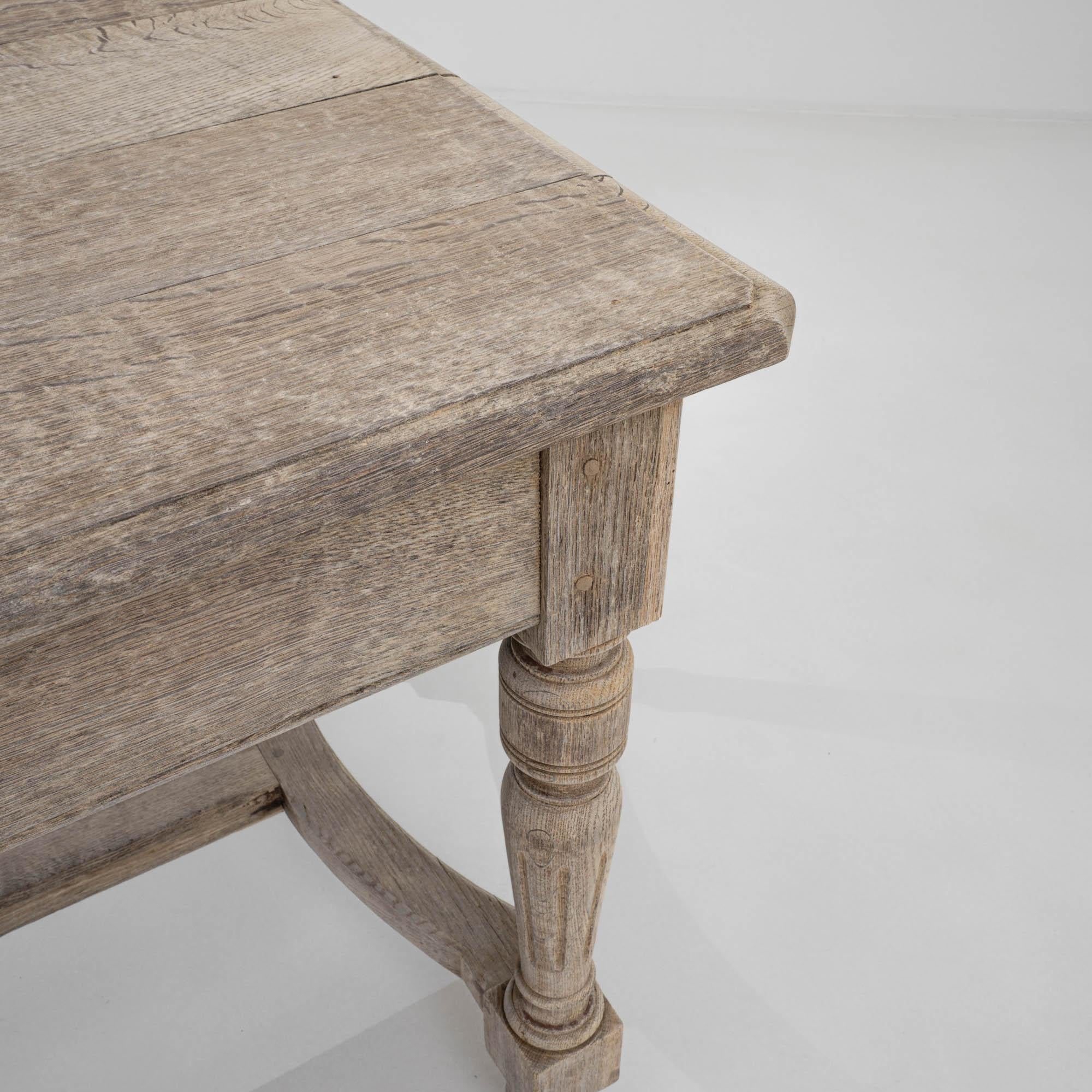Turn of the Century French Oak Table 4
