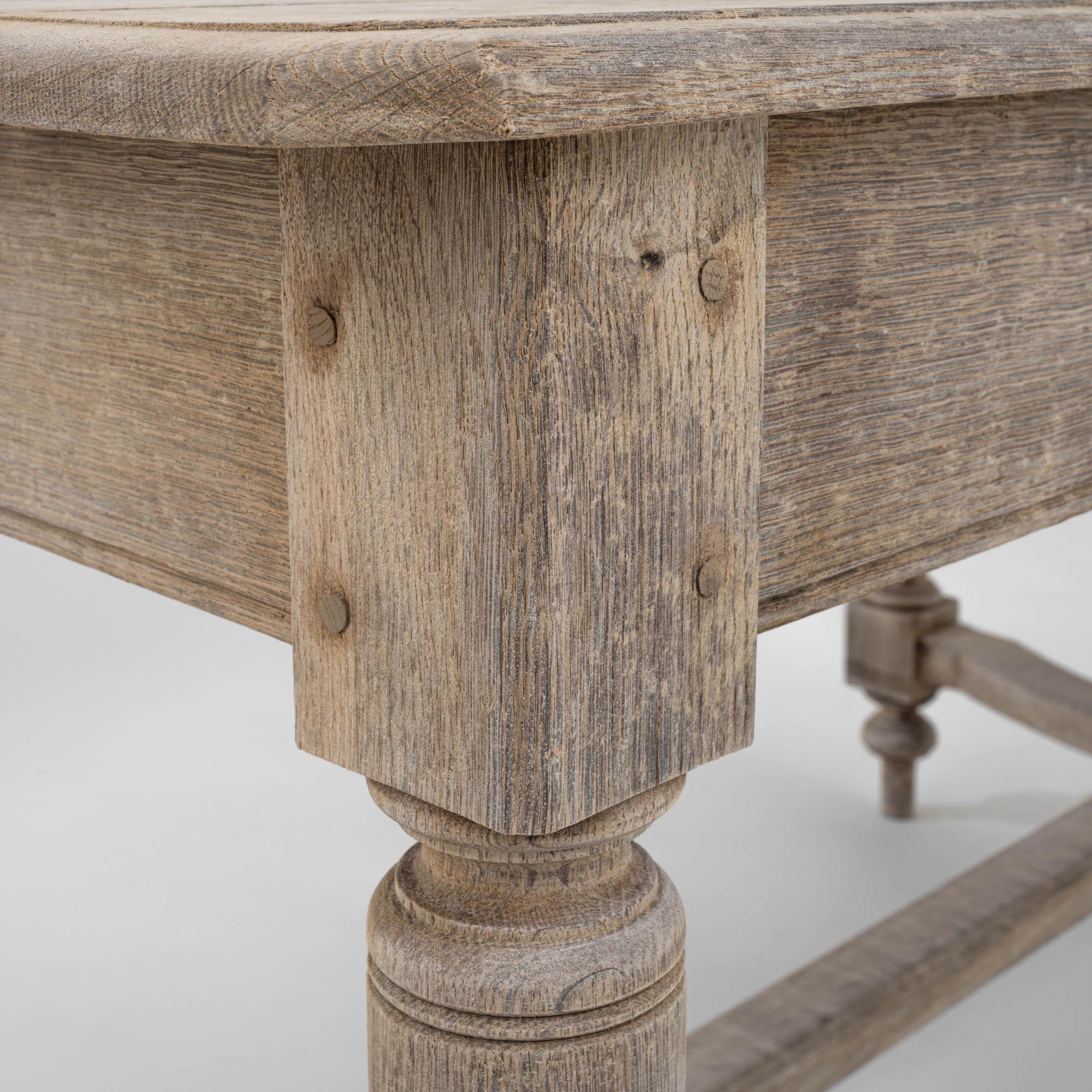 Turn of the Century French Oak Table 5