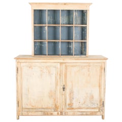 Turn of the Century French Patinated Wooden Cupboard