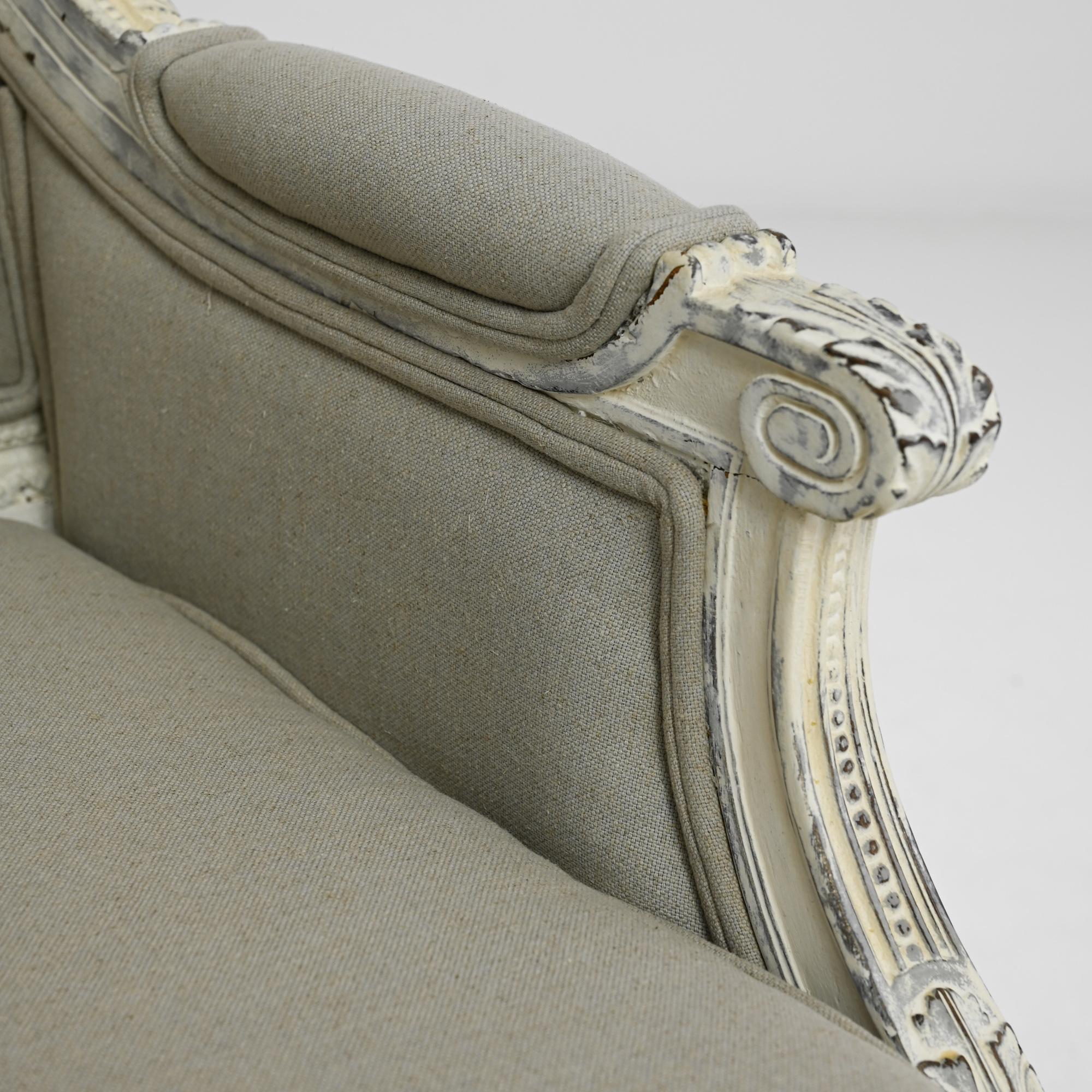 Upholstery Turn of the Century French Sofa