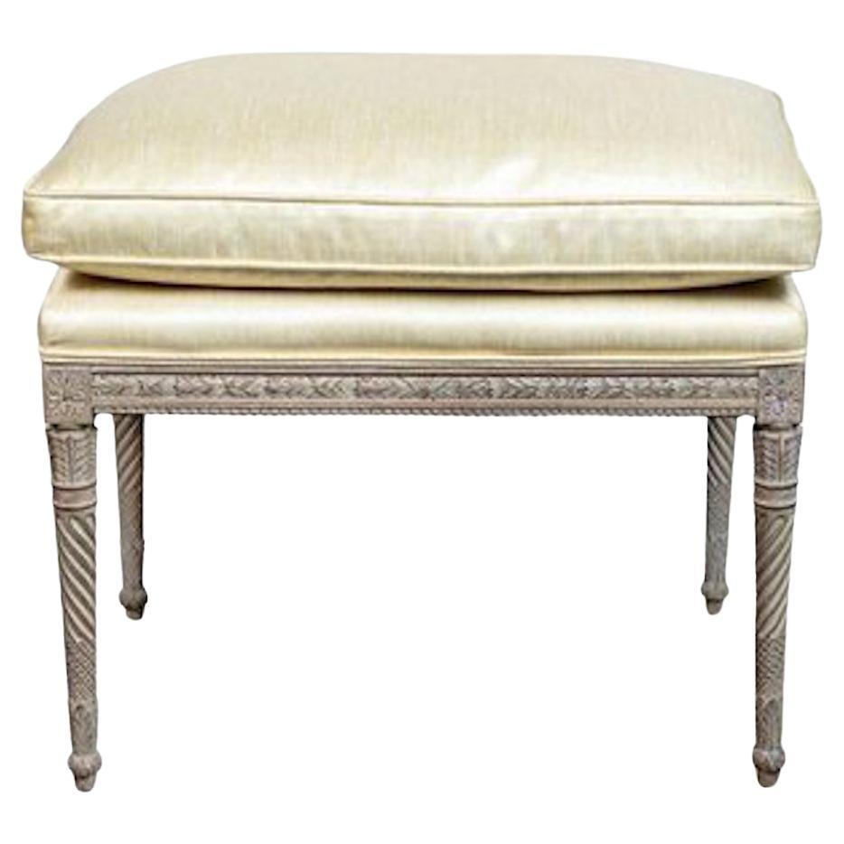 Turn-of-the-Century, French, Spiral Leg Bench