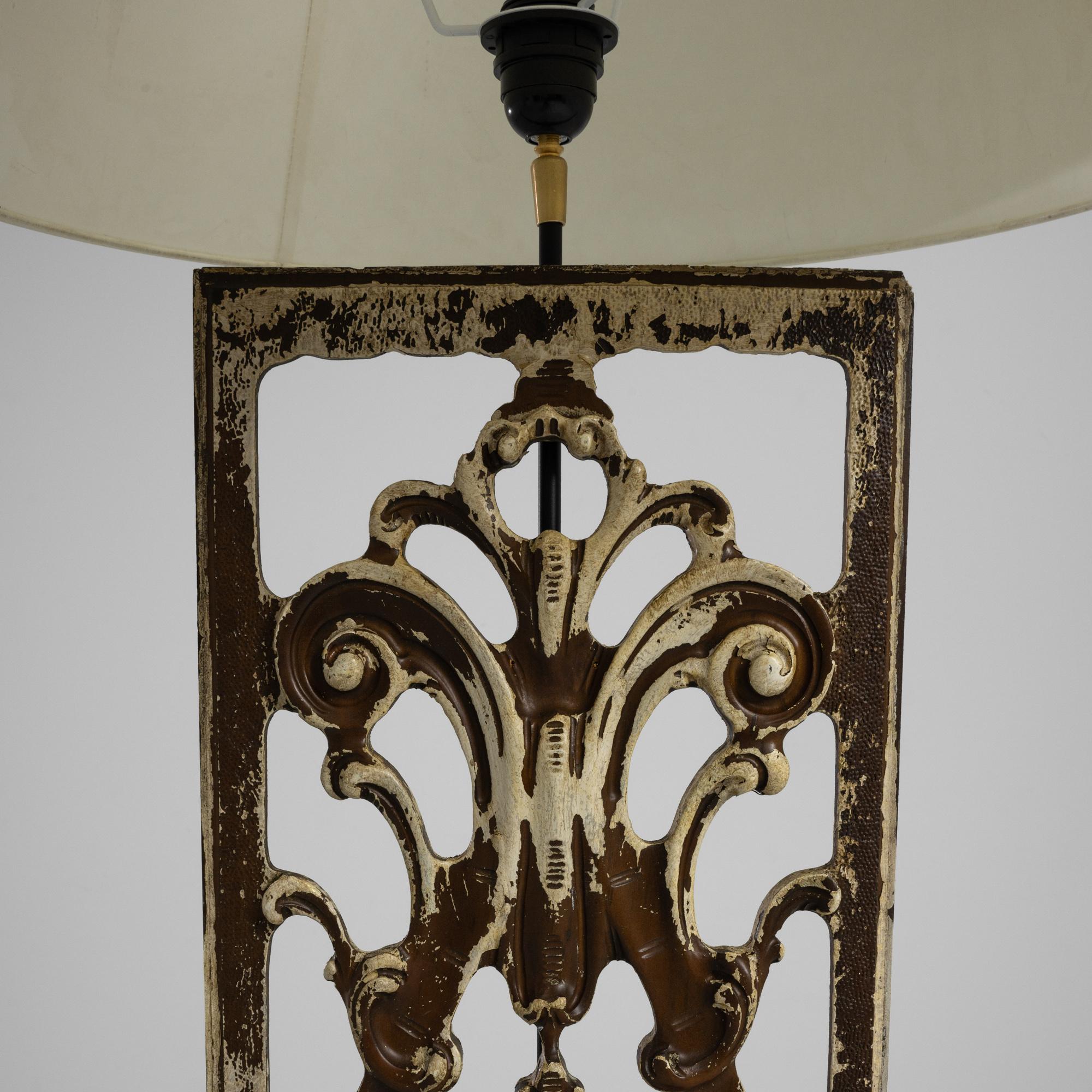 Metal Turn of the Century French Table Lamp