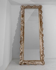 Turn of the Century French Tall Patinated Mirror