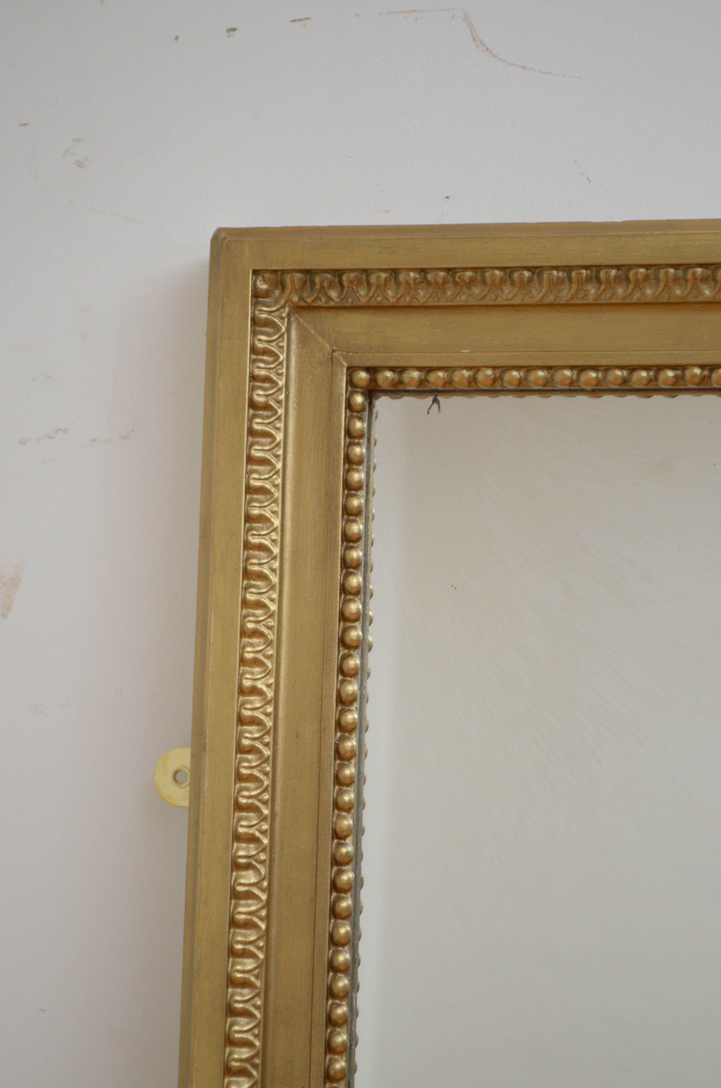 Turn of the Century French Wall Mirror For Sale 1