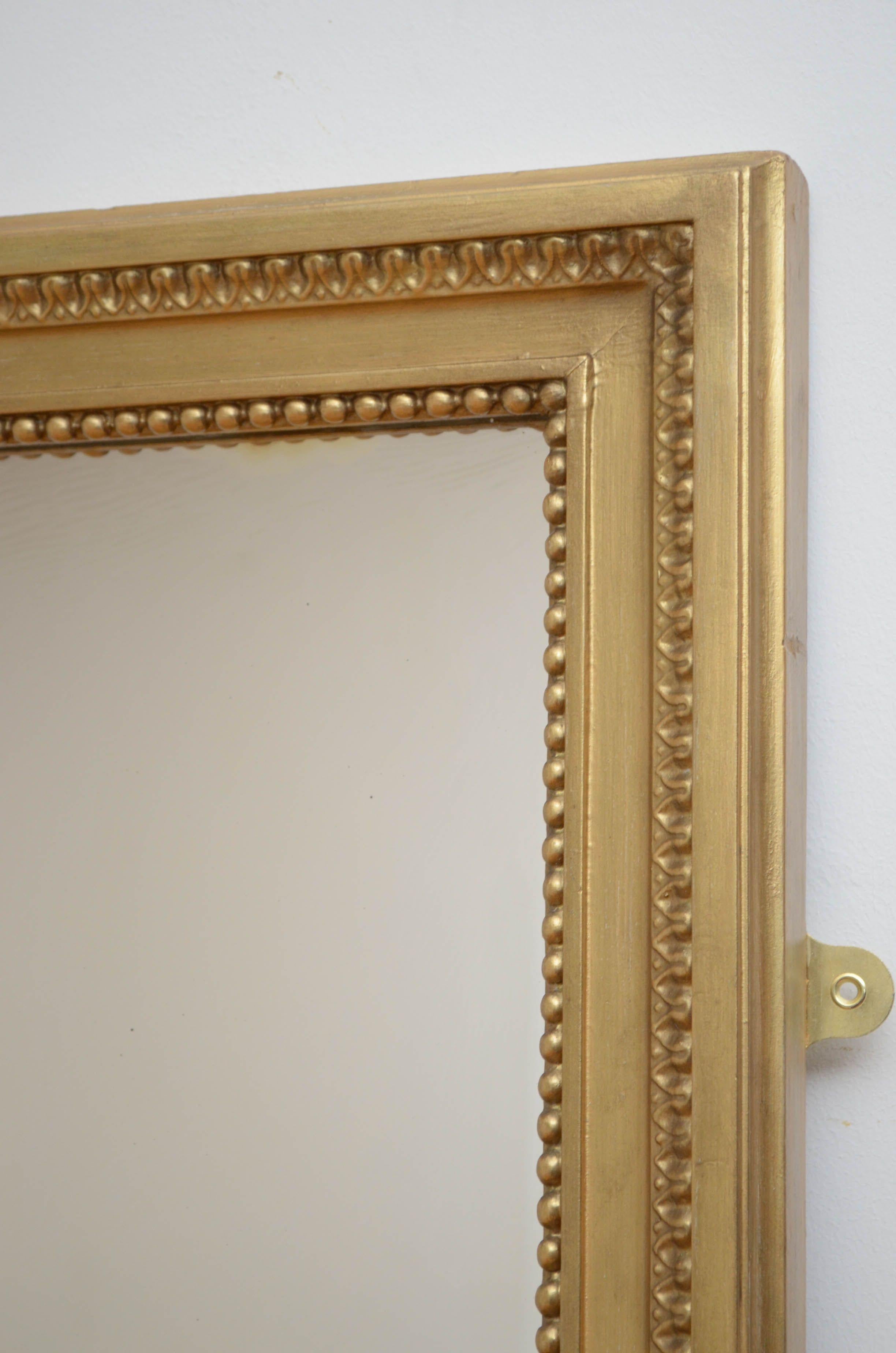 Turn of the Century French Wall Mirror For Sale 3