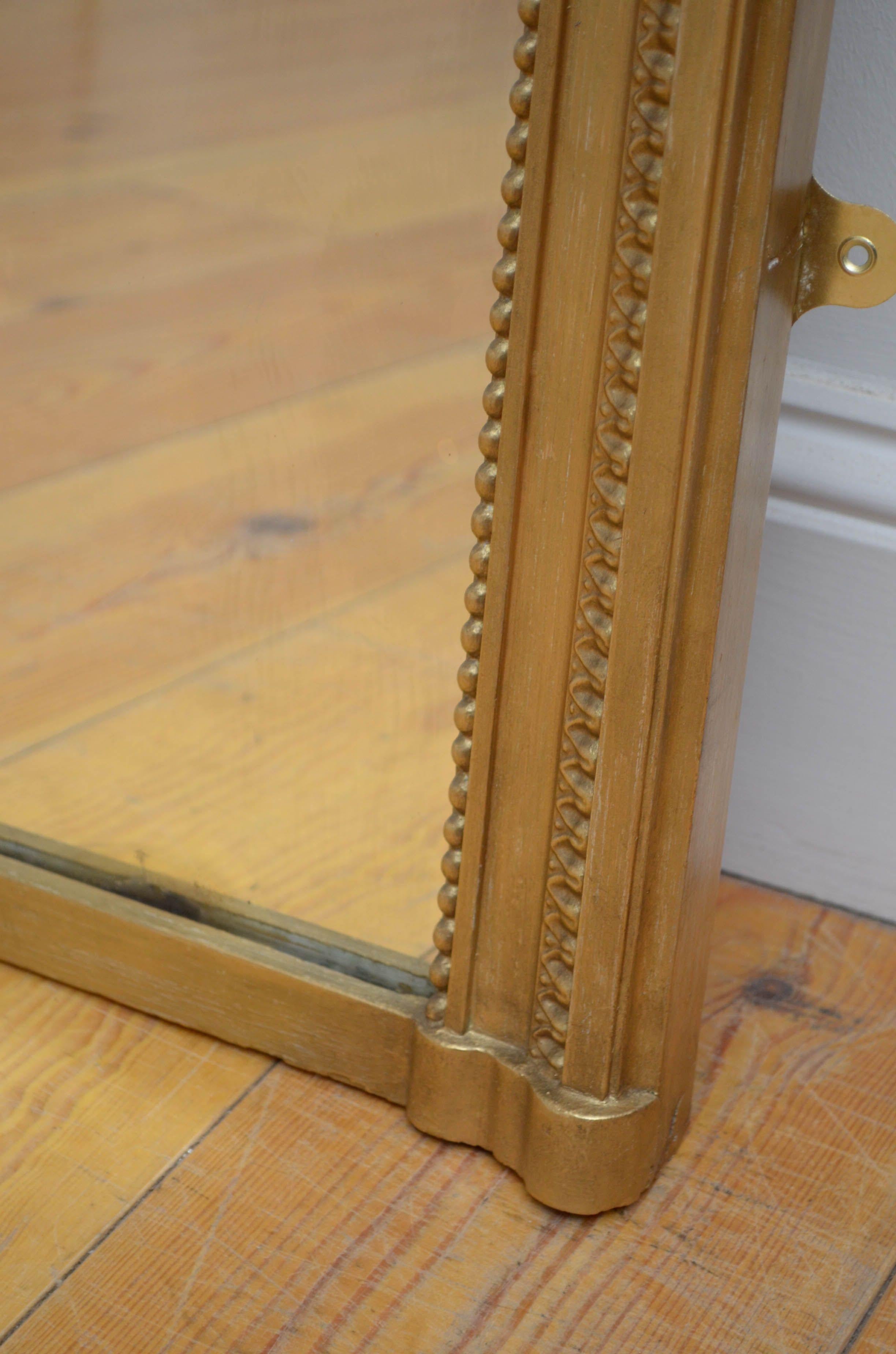 Turn of the Century French Wall Mirror For Sale 4