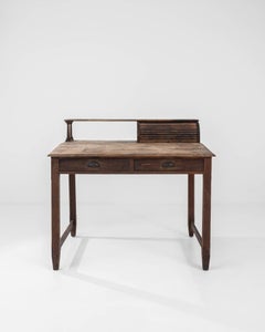 Turn of the Century French Wooden Desk