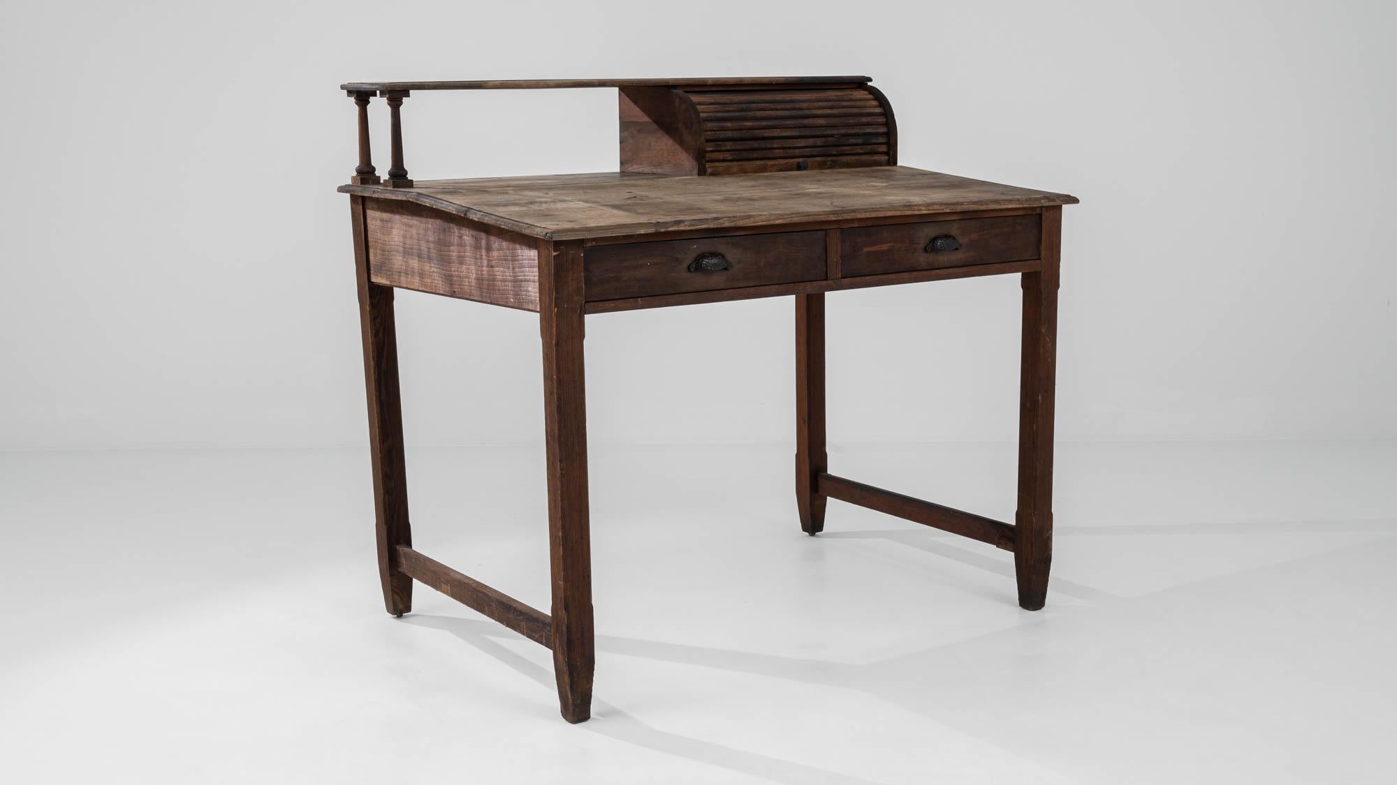 Turn of the Century French Wooden Desk 4
