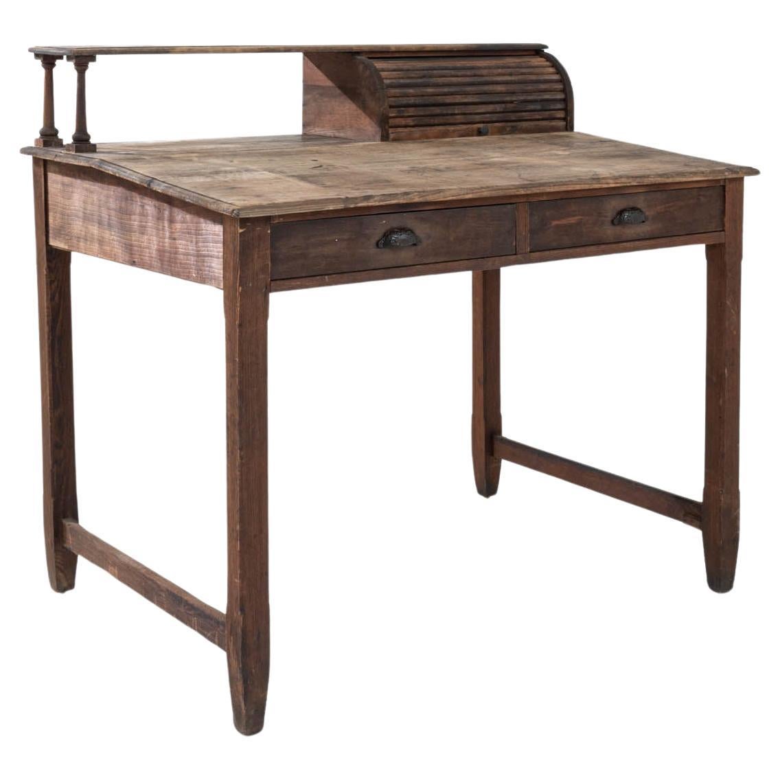 Turn of the Century French Wooden Desk
