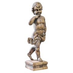 Turn of the Century French Wooden Sculpture