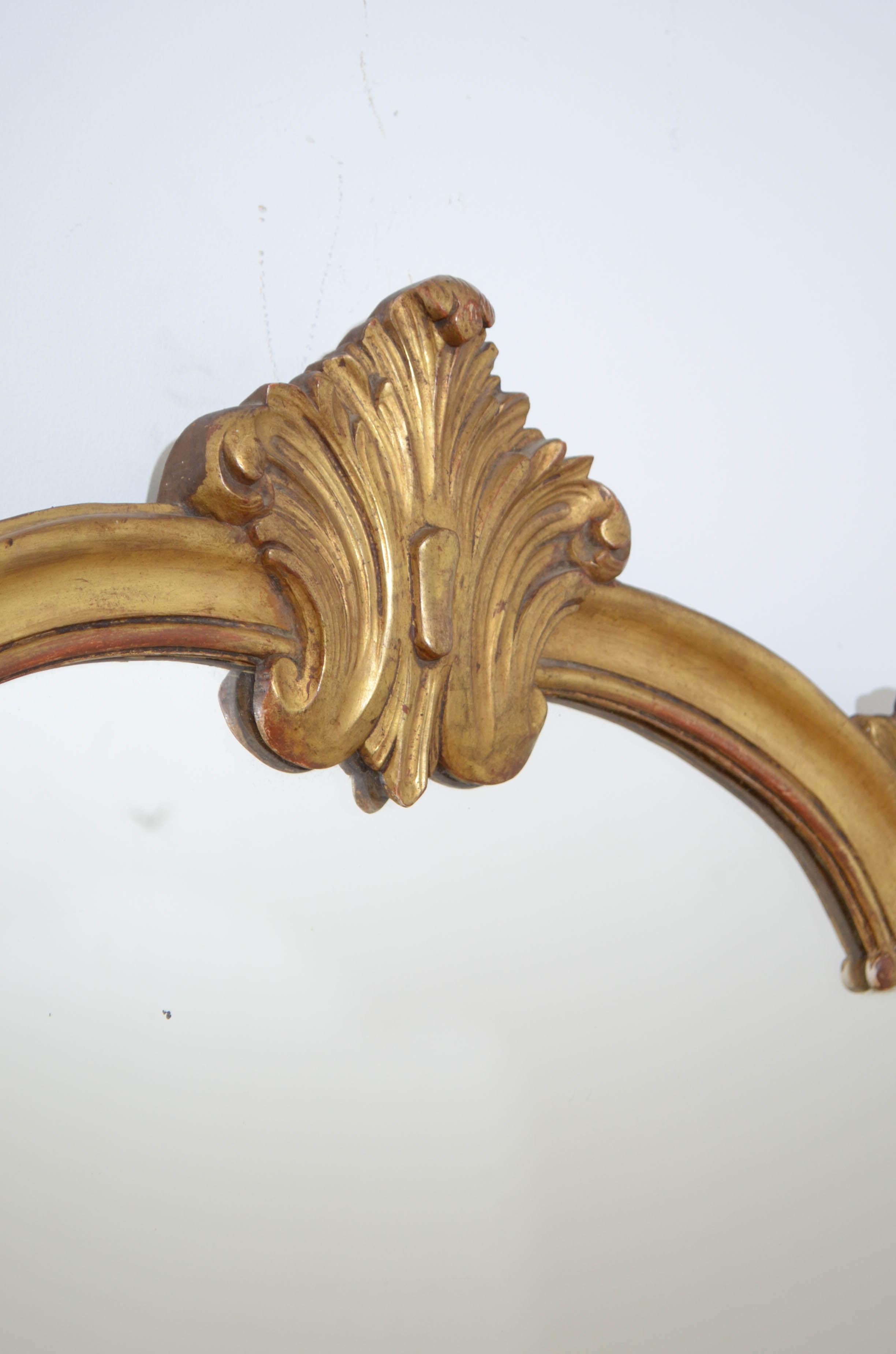 Turn of the Century Giltwood Wall Mirror 4