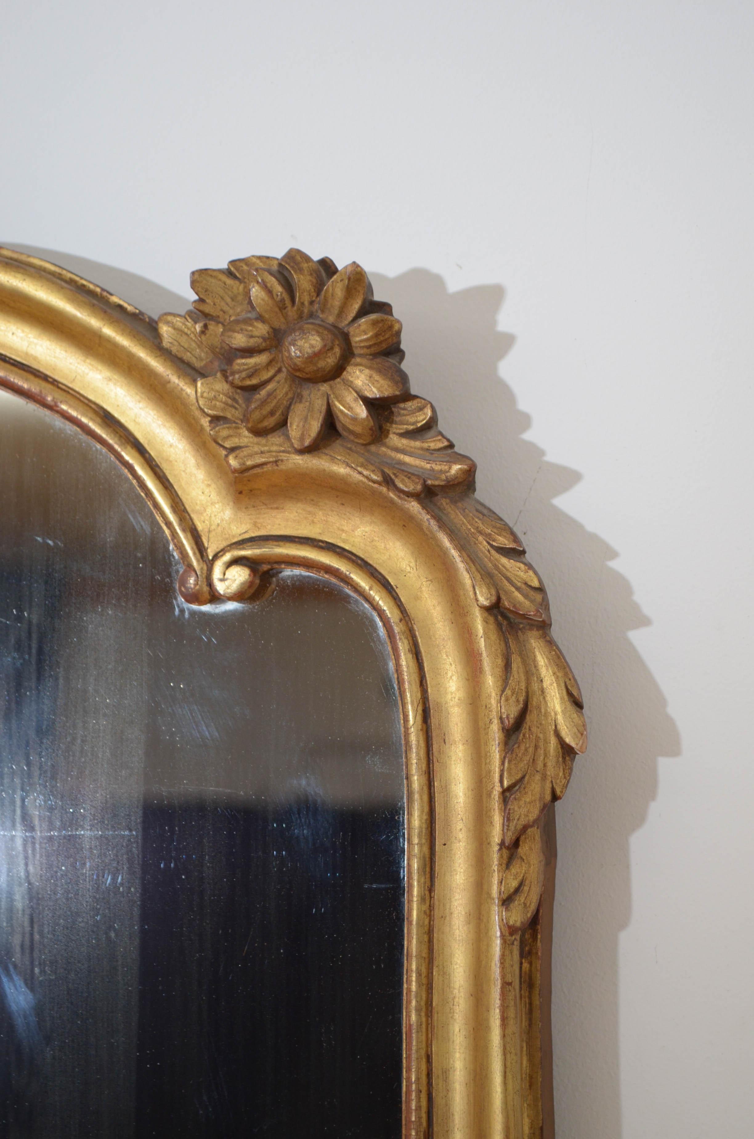 Turn of the Century Giltwood Wall Mirror 5