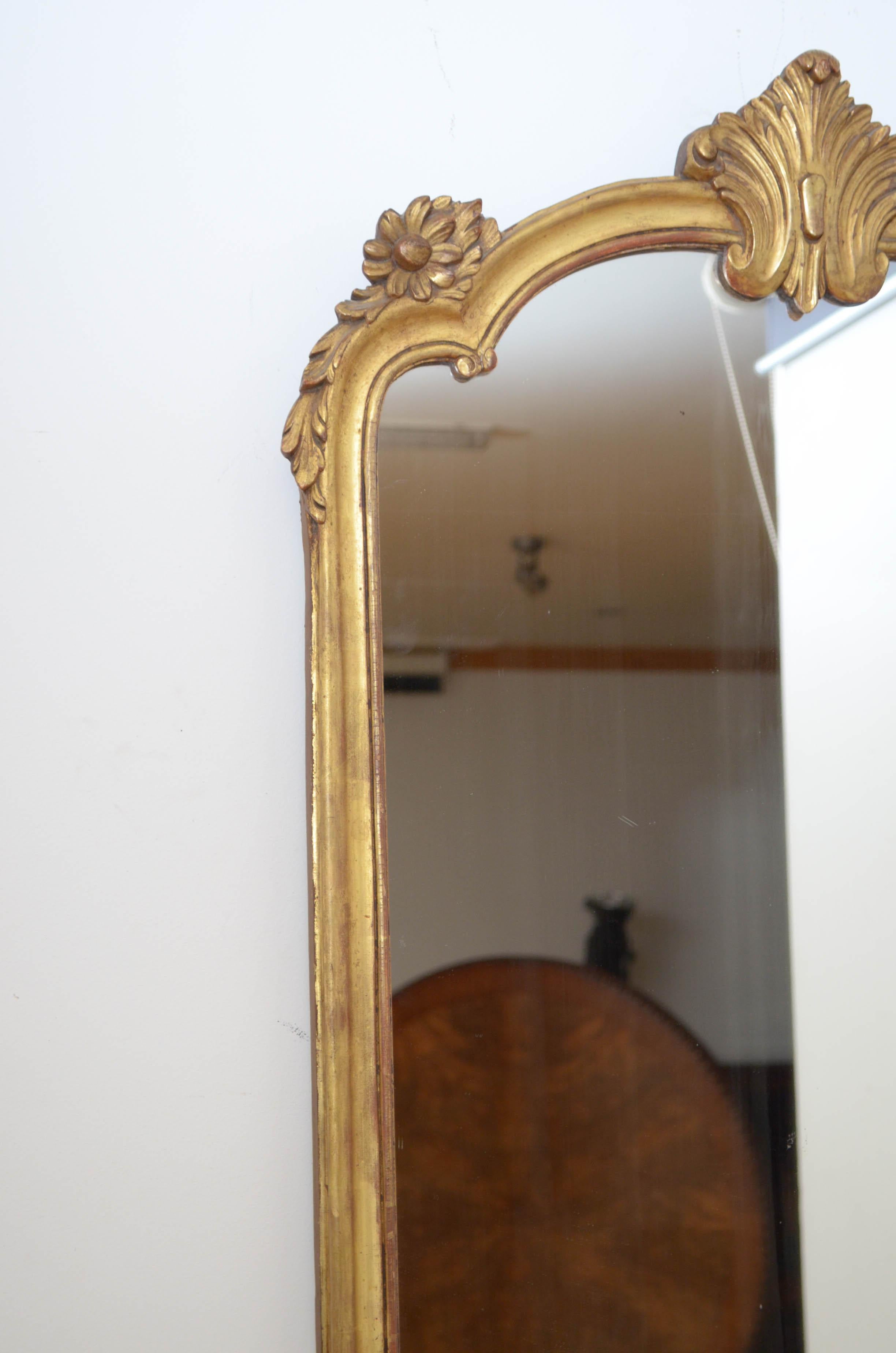 Turn of the Century Giltwood Wall Mirror 2