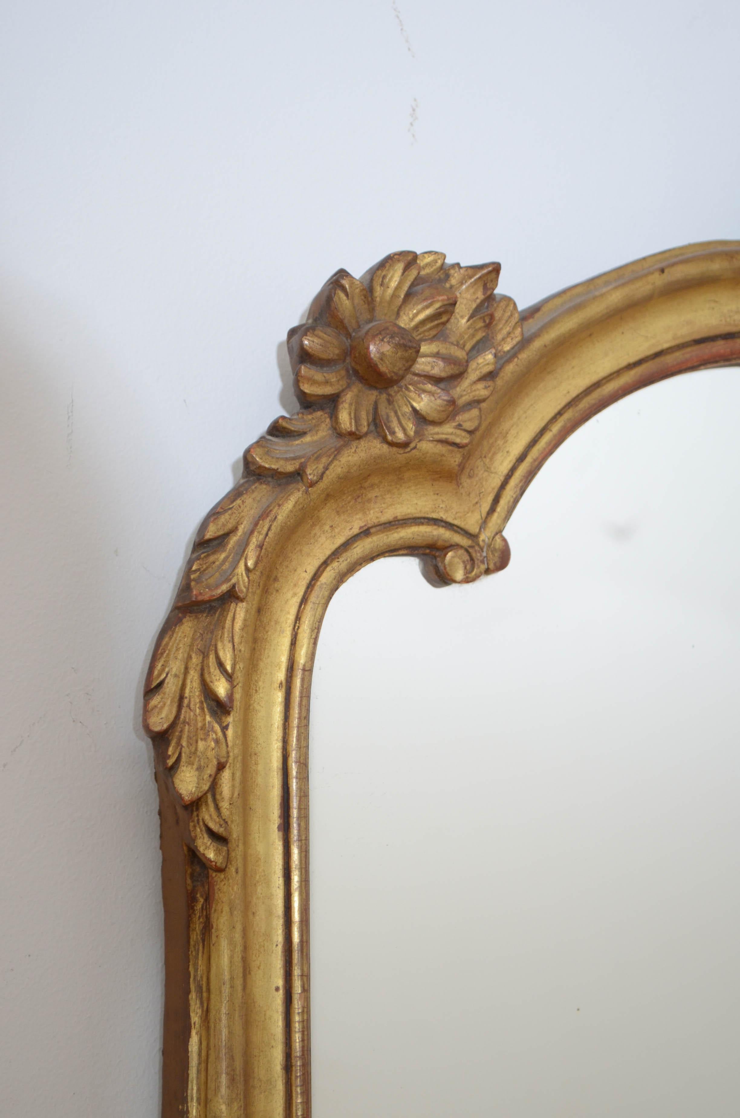 Turn of the Century Giltwood Wall Mirror 3