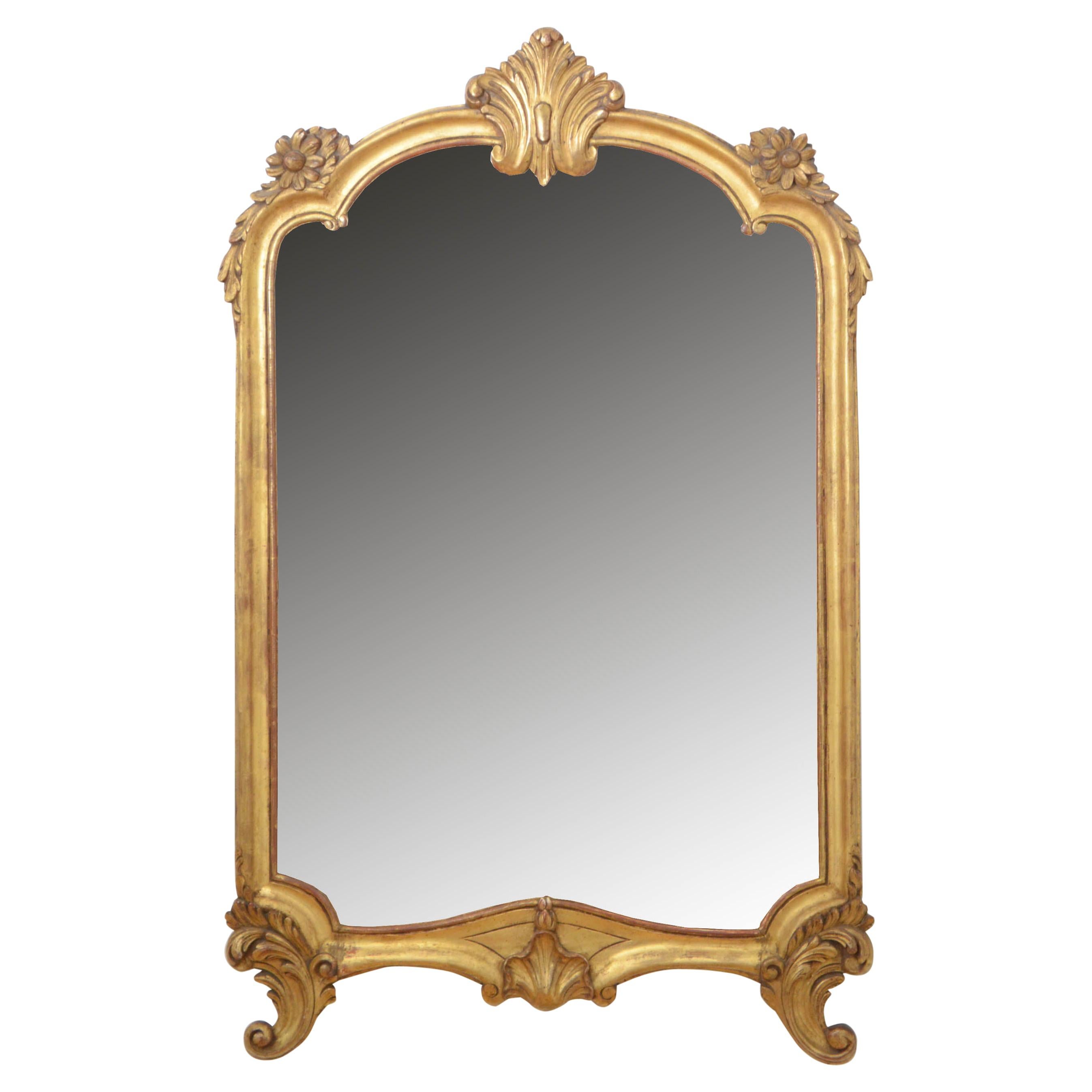 Turn of the Century Giltwood Wall Mirror