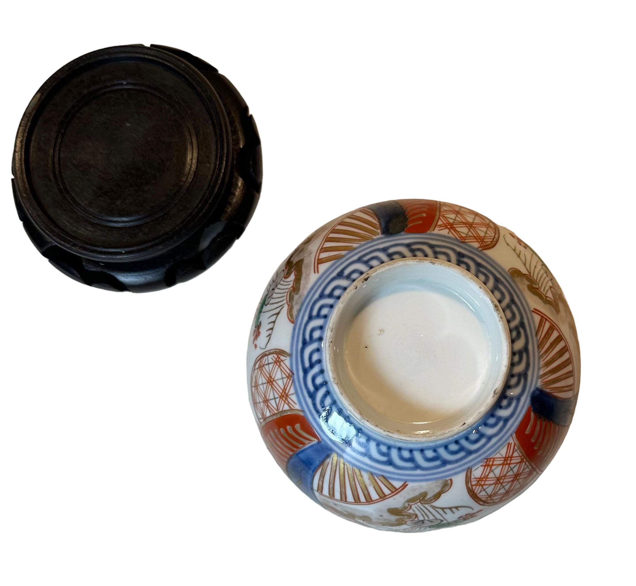 Turn Of The Century Japanese Imari Rice Bowl For Sale 3