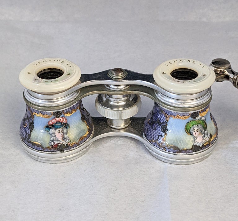 Lemaire Enamel Opera Glasses For Sale at 1stDibs