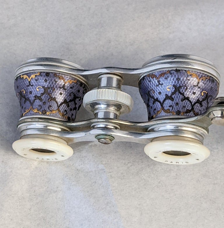 Lemaire Enamel Opera Glasses For Sale at 1stDibs