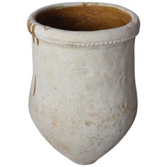 Turn of the Century Lucena Cream Olive Jar from Spain