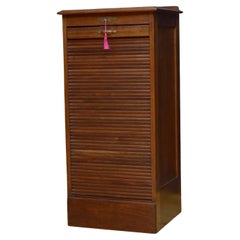 Turn of the Century Mahogany Tambour Filing Cabinet