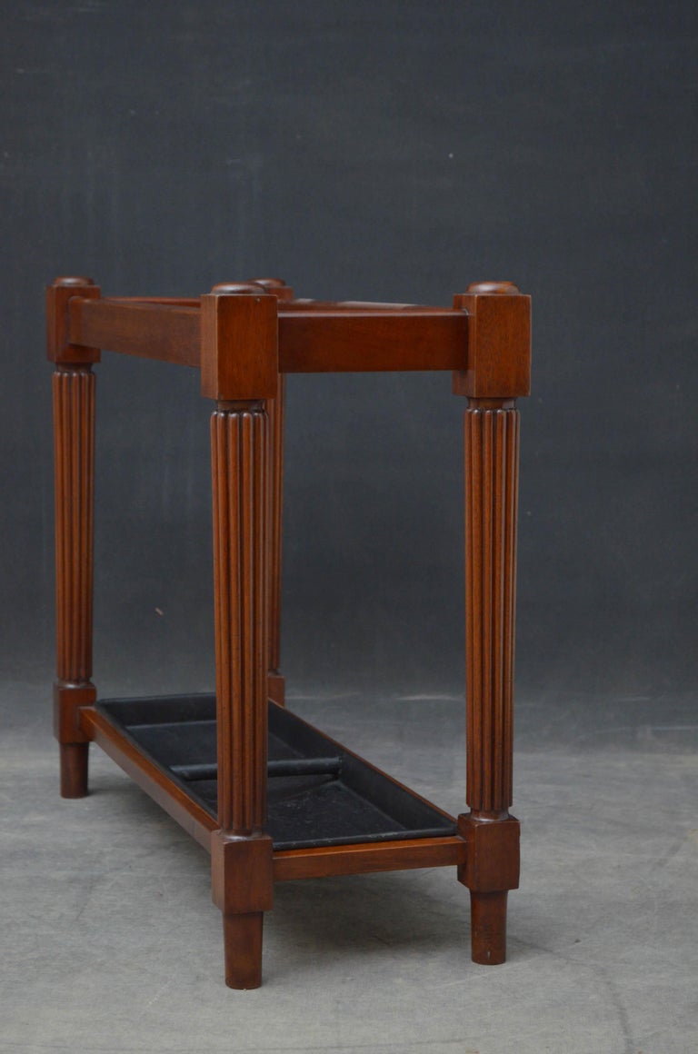 Turn of the Century Mahogany Umbrella Stand at 1stDibs