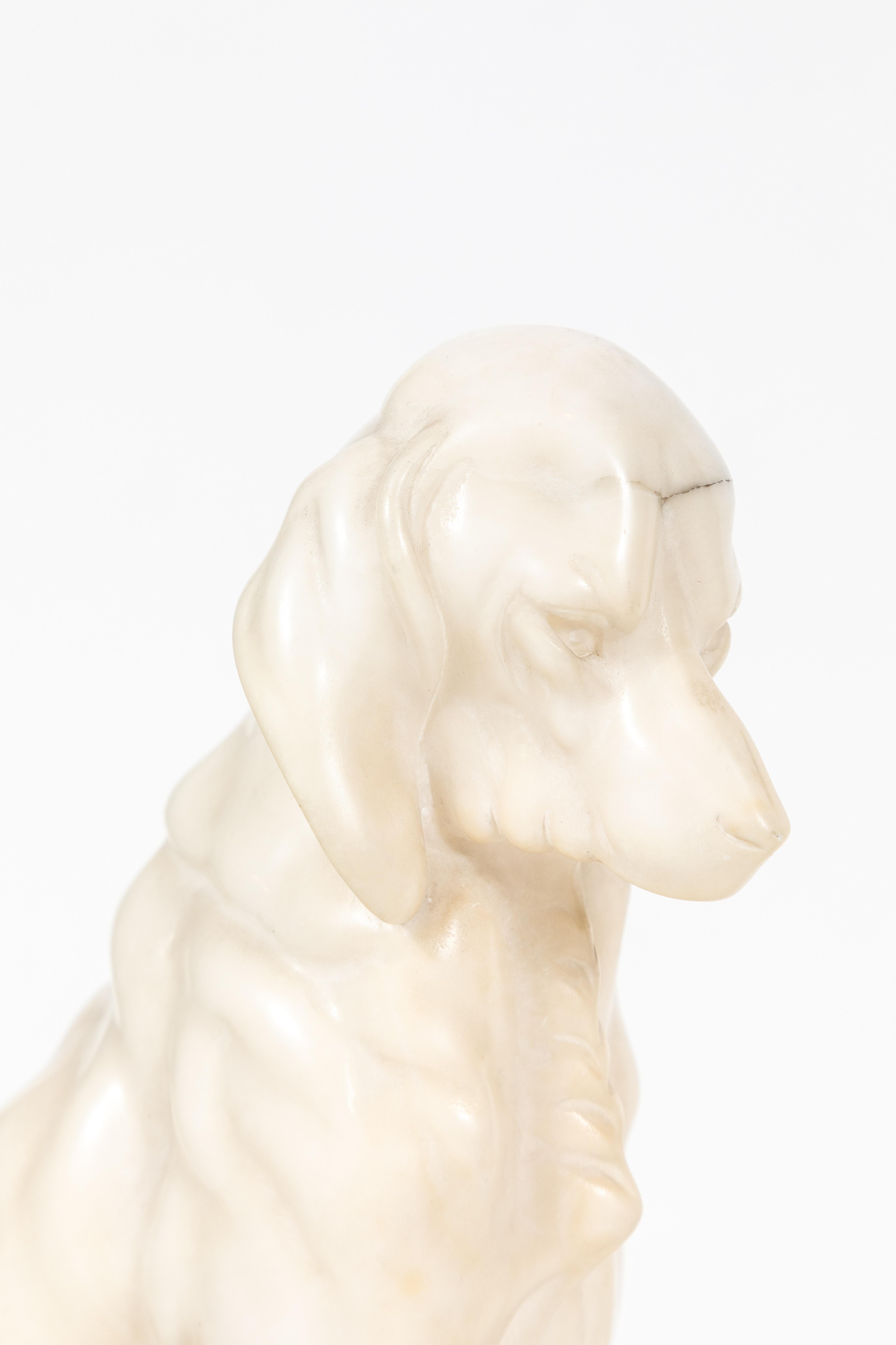 Turn-of-the-Century Marble Hounds In Good Condition For Sale In Newport Beach, CA