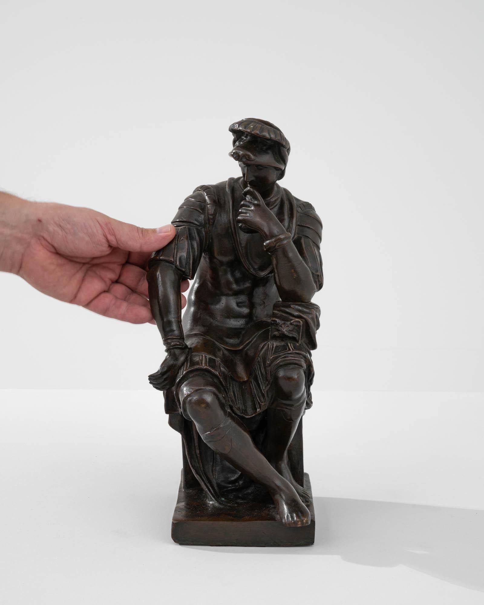 Sculpture en métal du début du siècle d'après Michel-Ange Bon état - En vente à High Point, NC