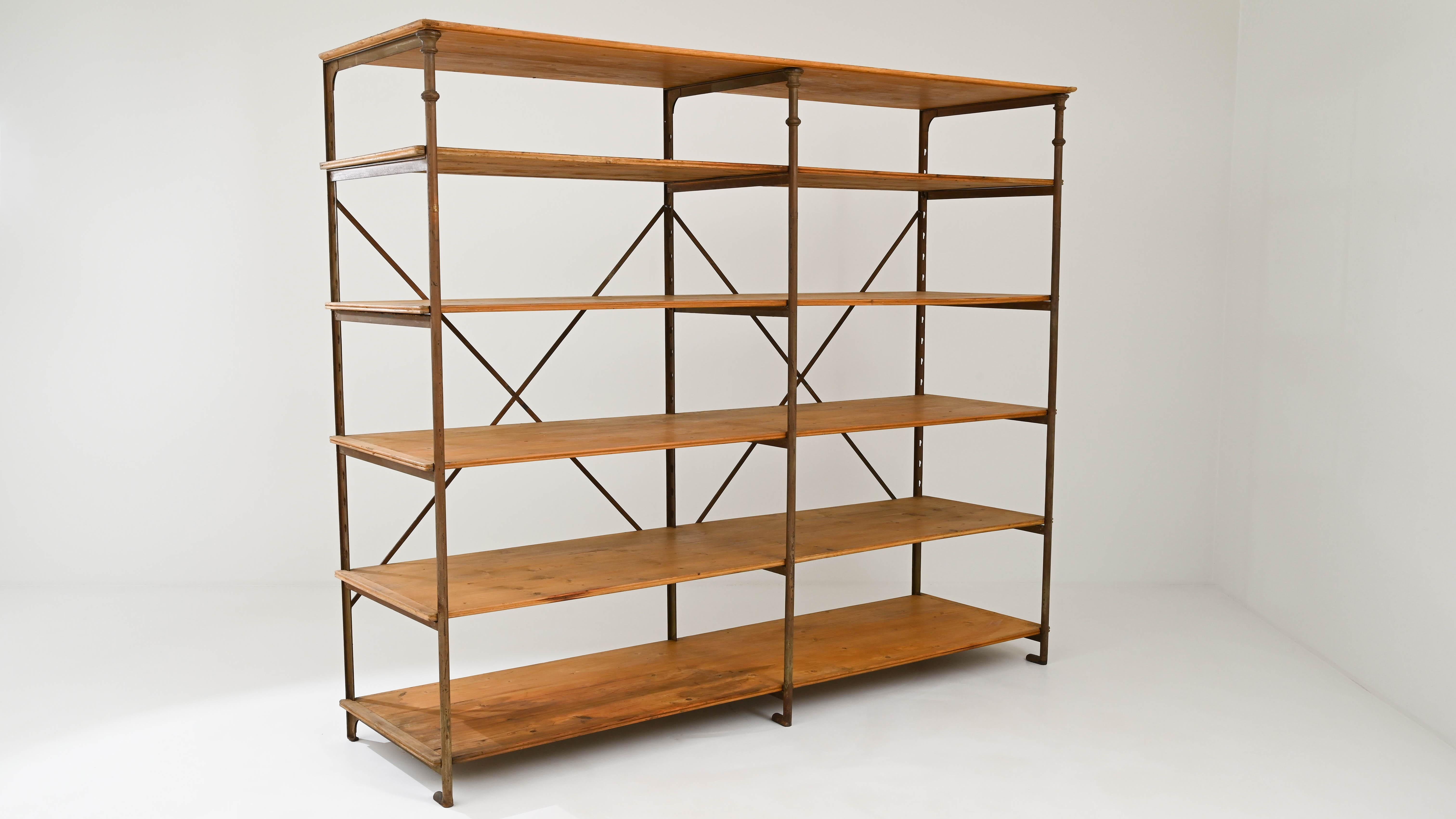 Turn of the Century Parisian Industrial Shelving by Theodore Scherf 2