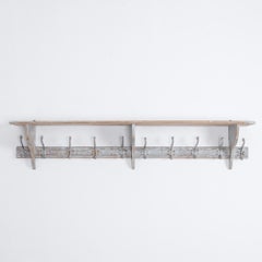 Turn of the Century Patinated Wooden Coatrack