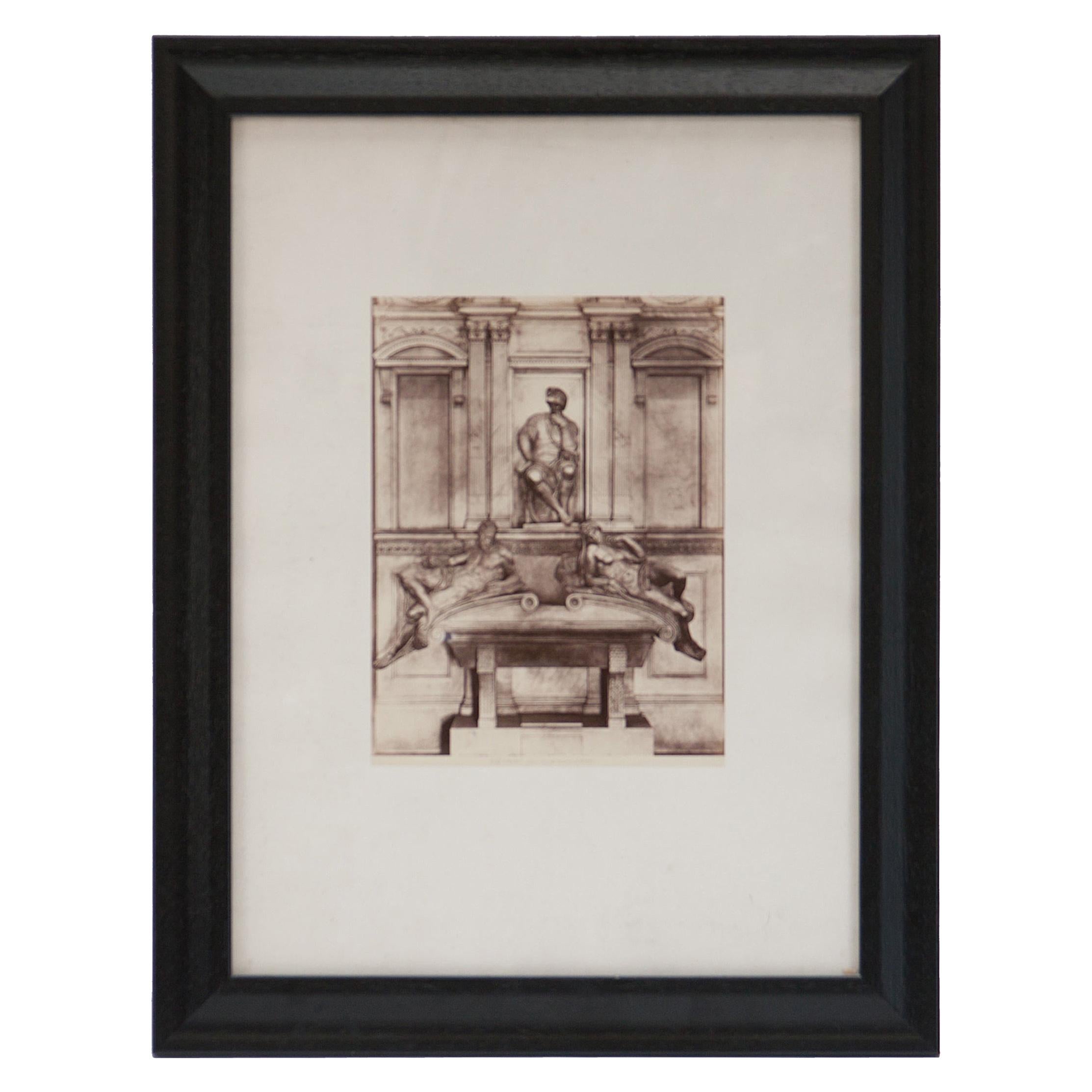 Turn of the Century Photograph of Italian Architectural Details For Sale