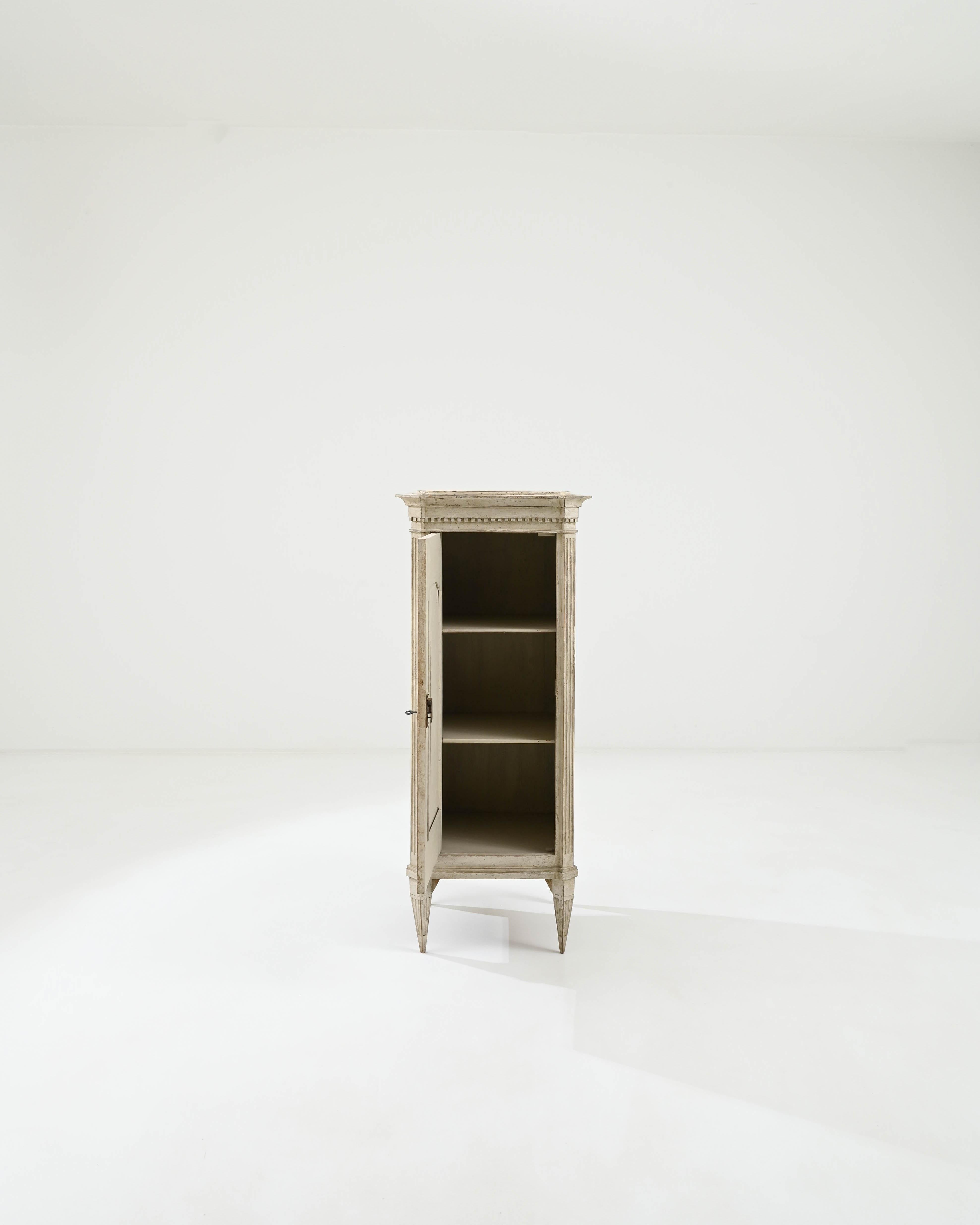 Gustavian Turn of the Century Scandinavian Wooden Cabinet For Sale