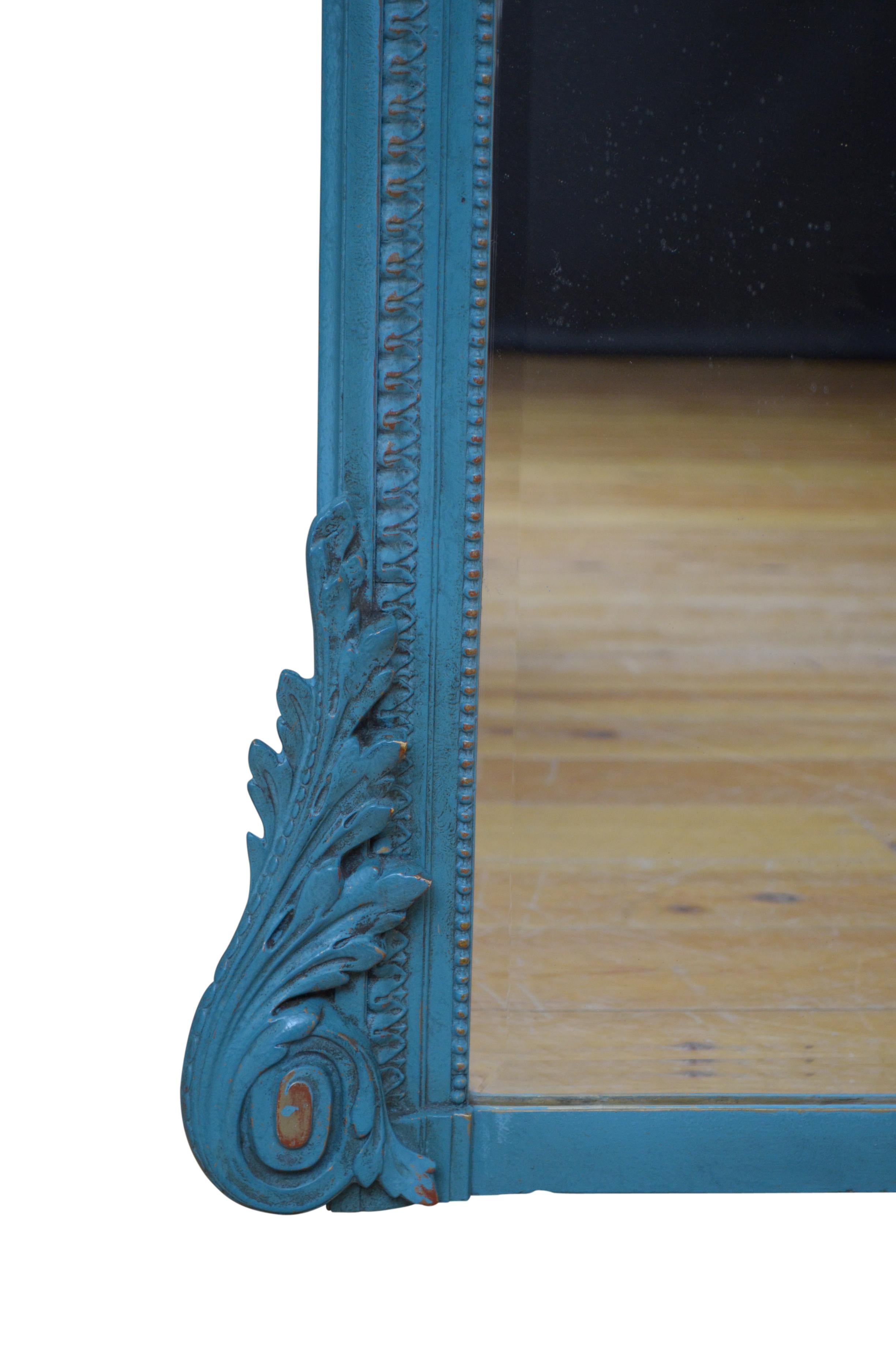 Louis Philippe Turn of the Century Wall Mirror For Sale