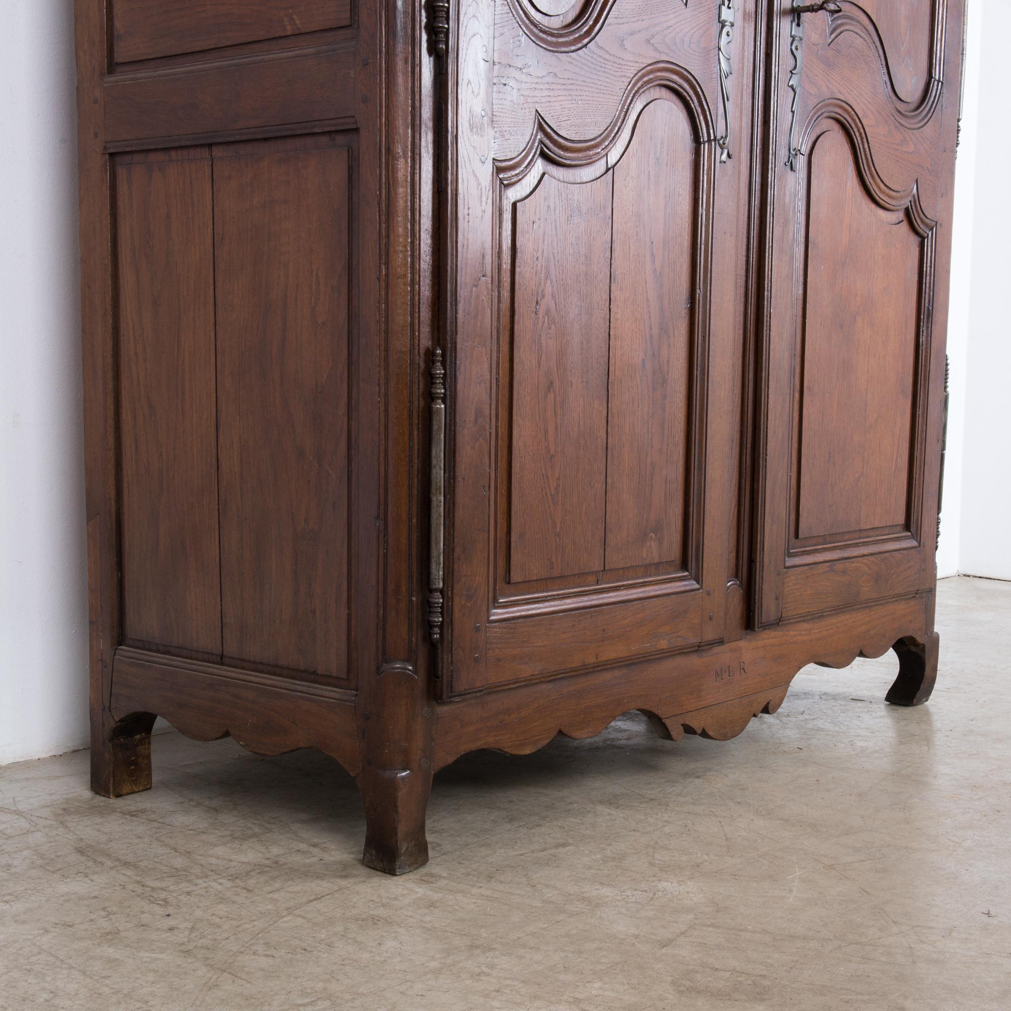 Turn of the Century Wooden Armoire with Original Patina 3
