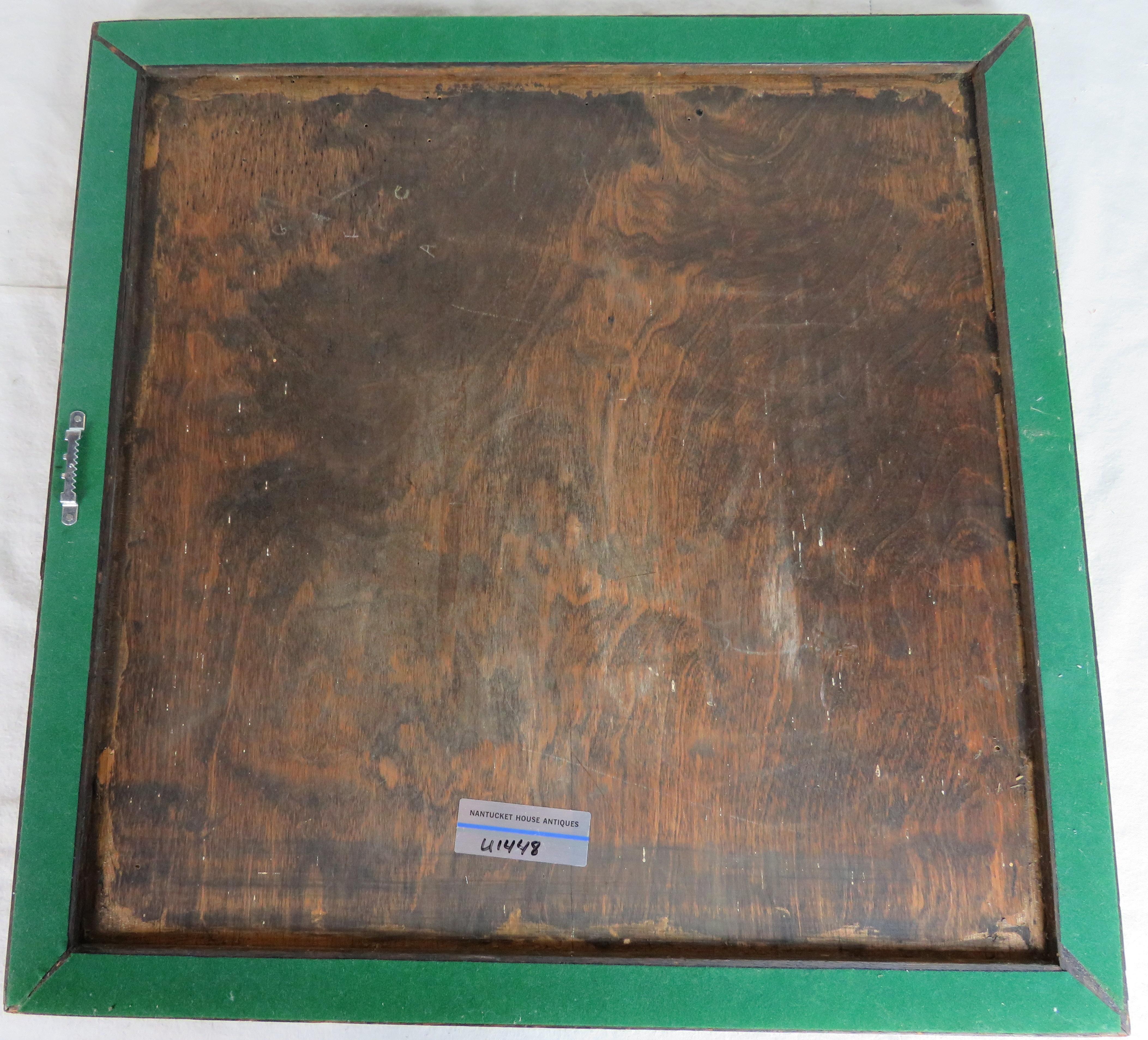 Holz-Schreibtisch aus der Jahrhundertmitte (Handgefertigt) im Angebot