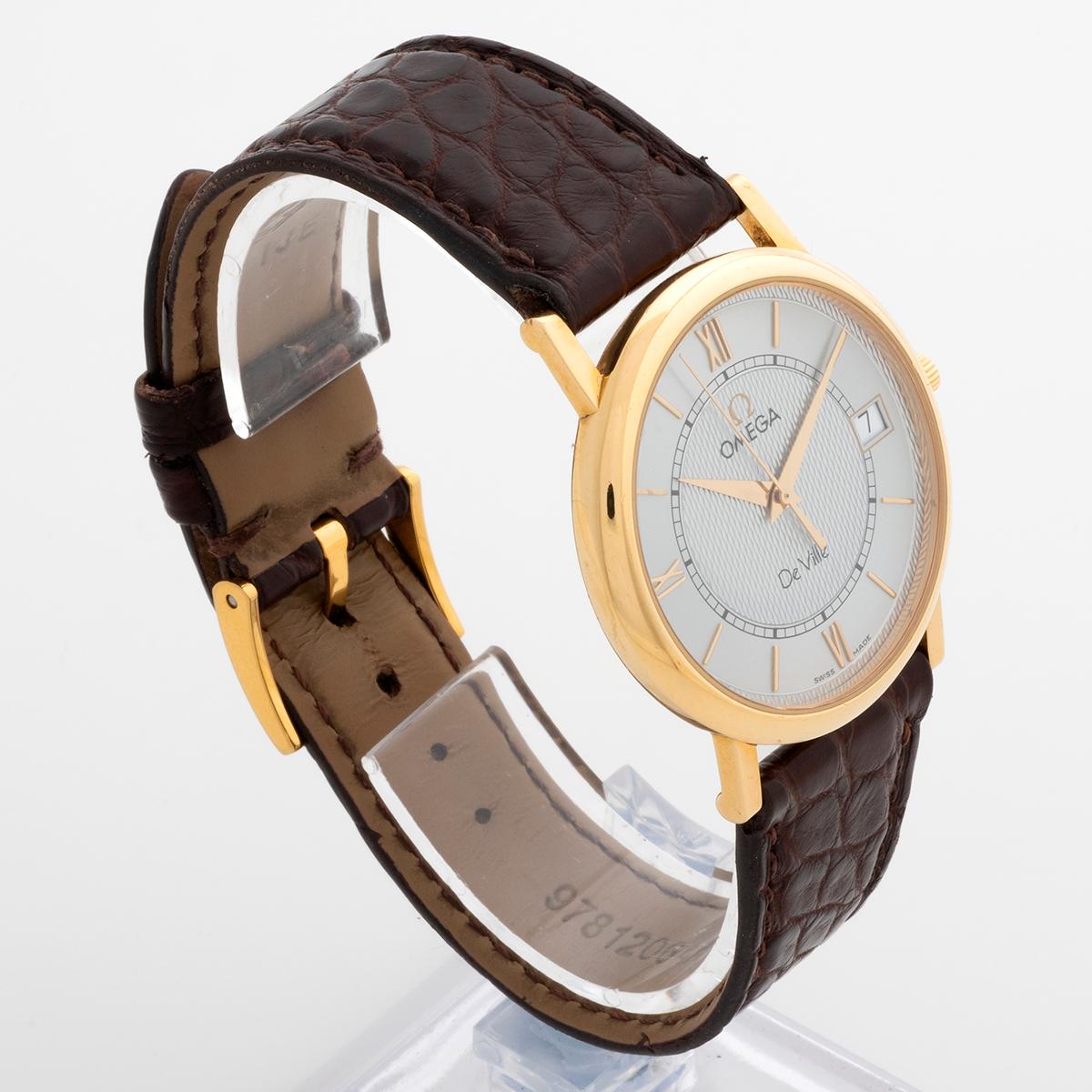Turn of the millennium Omega De Ville Prestige, ref 73203412. 18ct Yellow Gold. For Sale 1