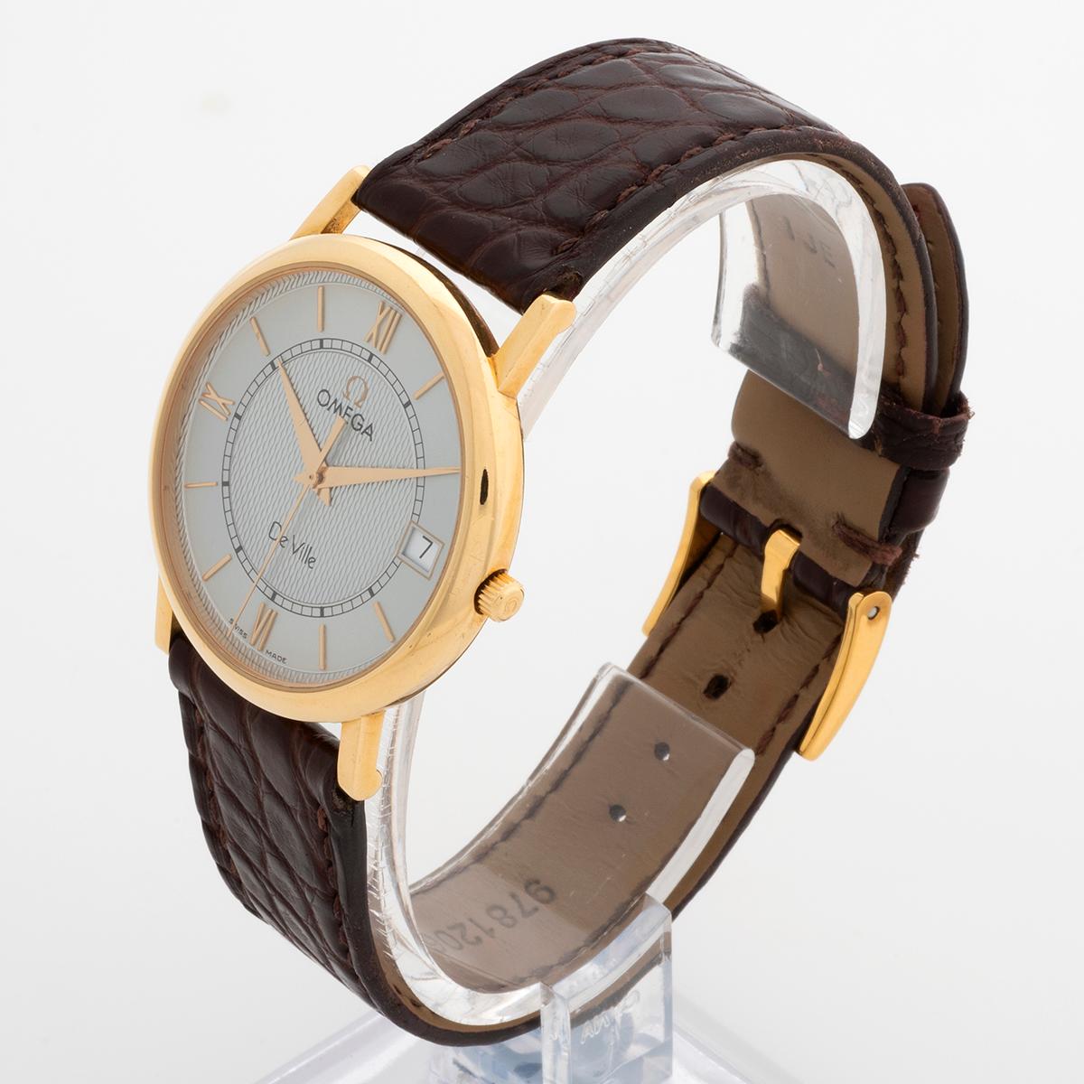 Turn of the millennium Omega De Ville Prestige, ref 73203412. 18ct Yellow Gold. For Sale 2
