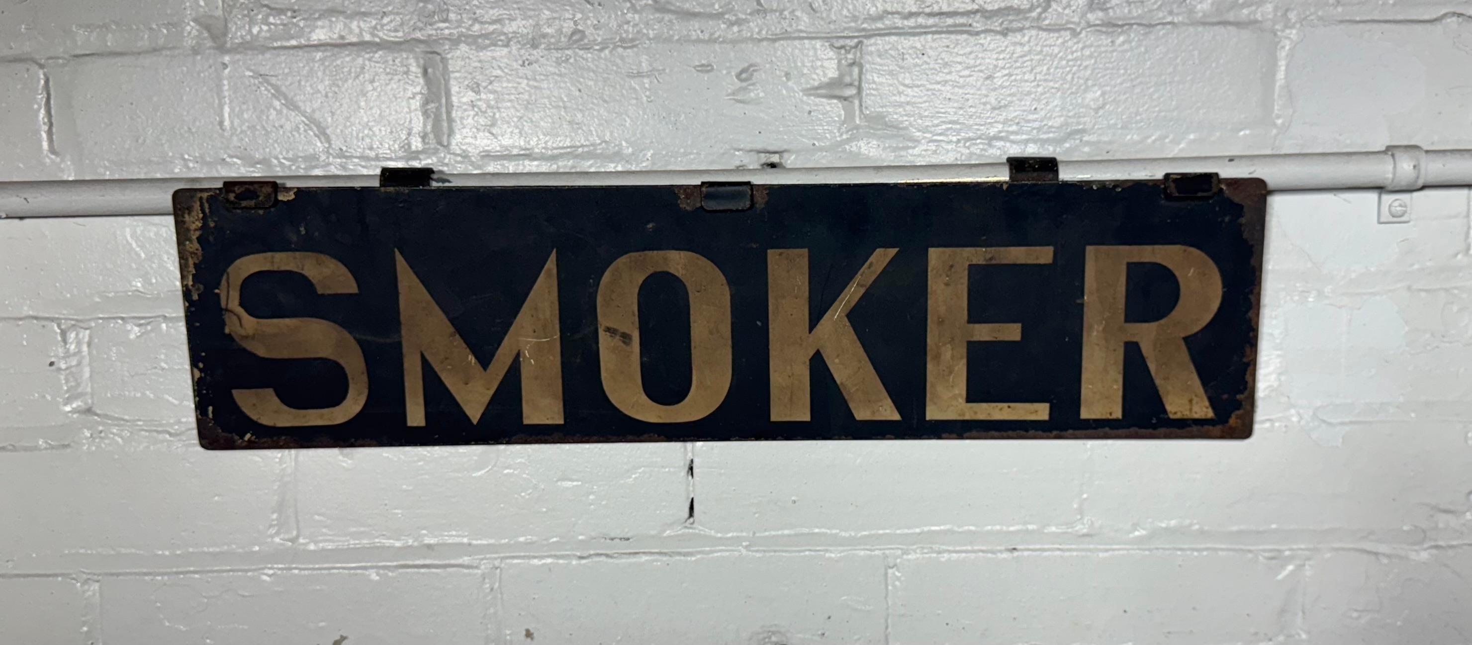 Turn or the Century Metal double sided PULLMAN TRAIN CAR sign 