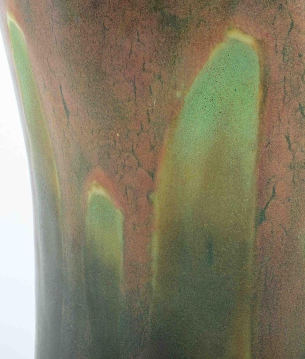 Jugendstil Vase en poterie d'art Amphora de Turn-Teplitz, vers 1900 en vente