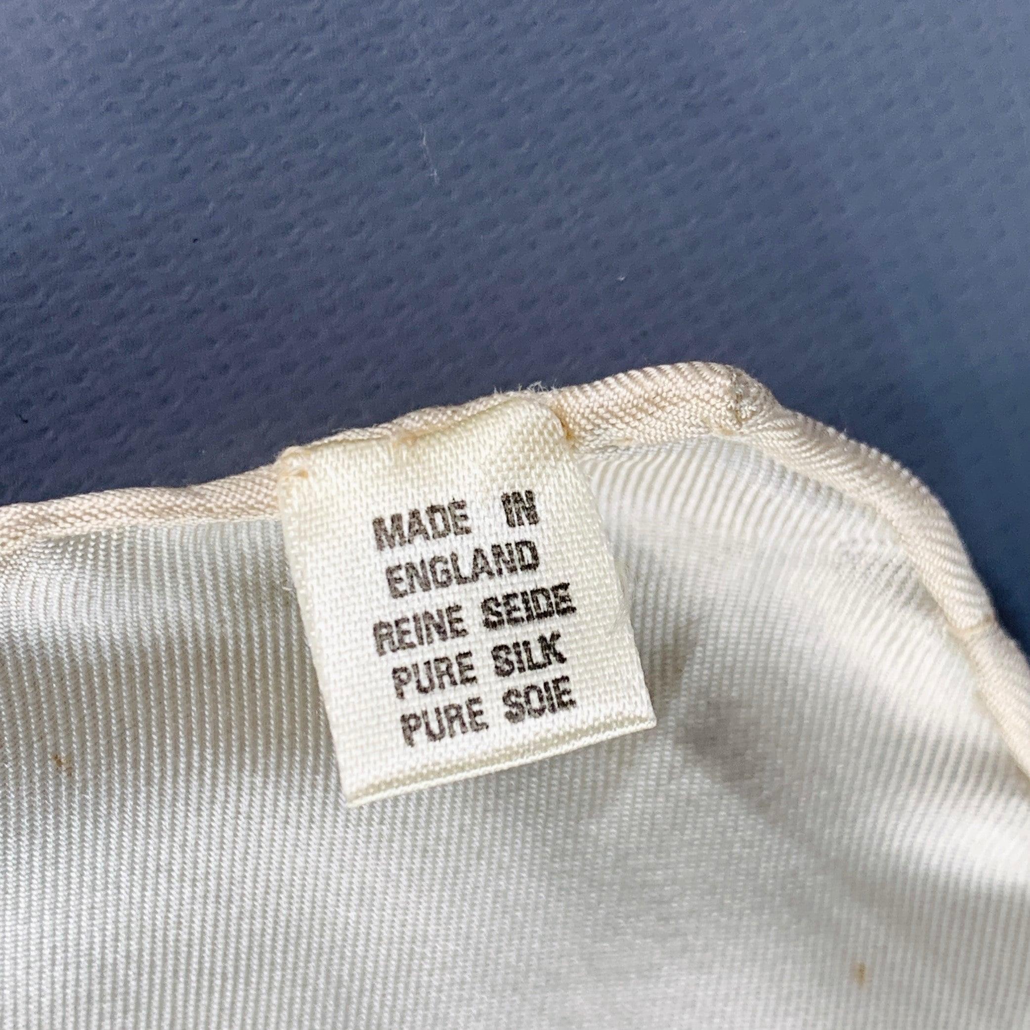 TURNBULL & ASSER Gelb-Braun gepunktetes Einstecktuch aus Seide im Zustand „Gut“ im Angebot in San Francisco, CA
