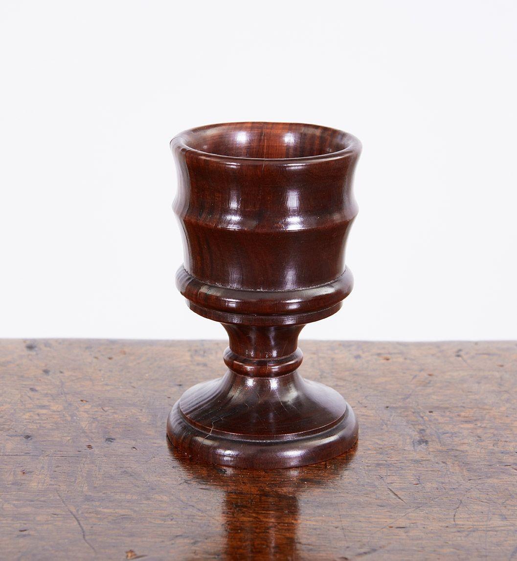 Georgian Turned Kingwood Banded Cup For Sale