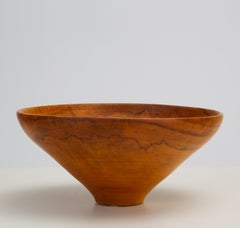 Turned Maple Wood Bowl