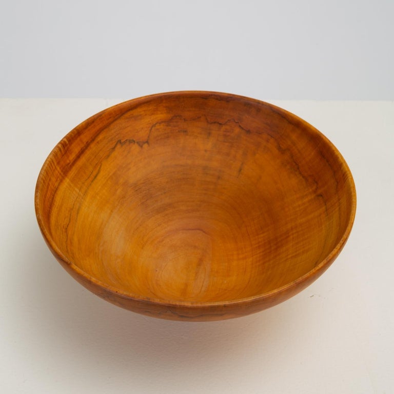 Turned Maple Wood Bowl at 1stDibs