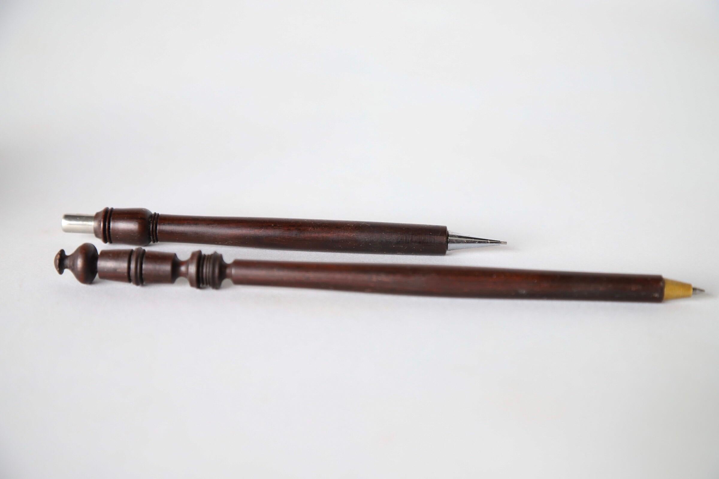 Turned Rosewood Writing Implements 2