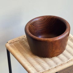 Turned Walnut Bowl/ Carl Auböck III, 1960s