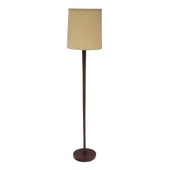 Turned Walnut Floor Lamp After Phillip Lloyd Powell