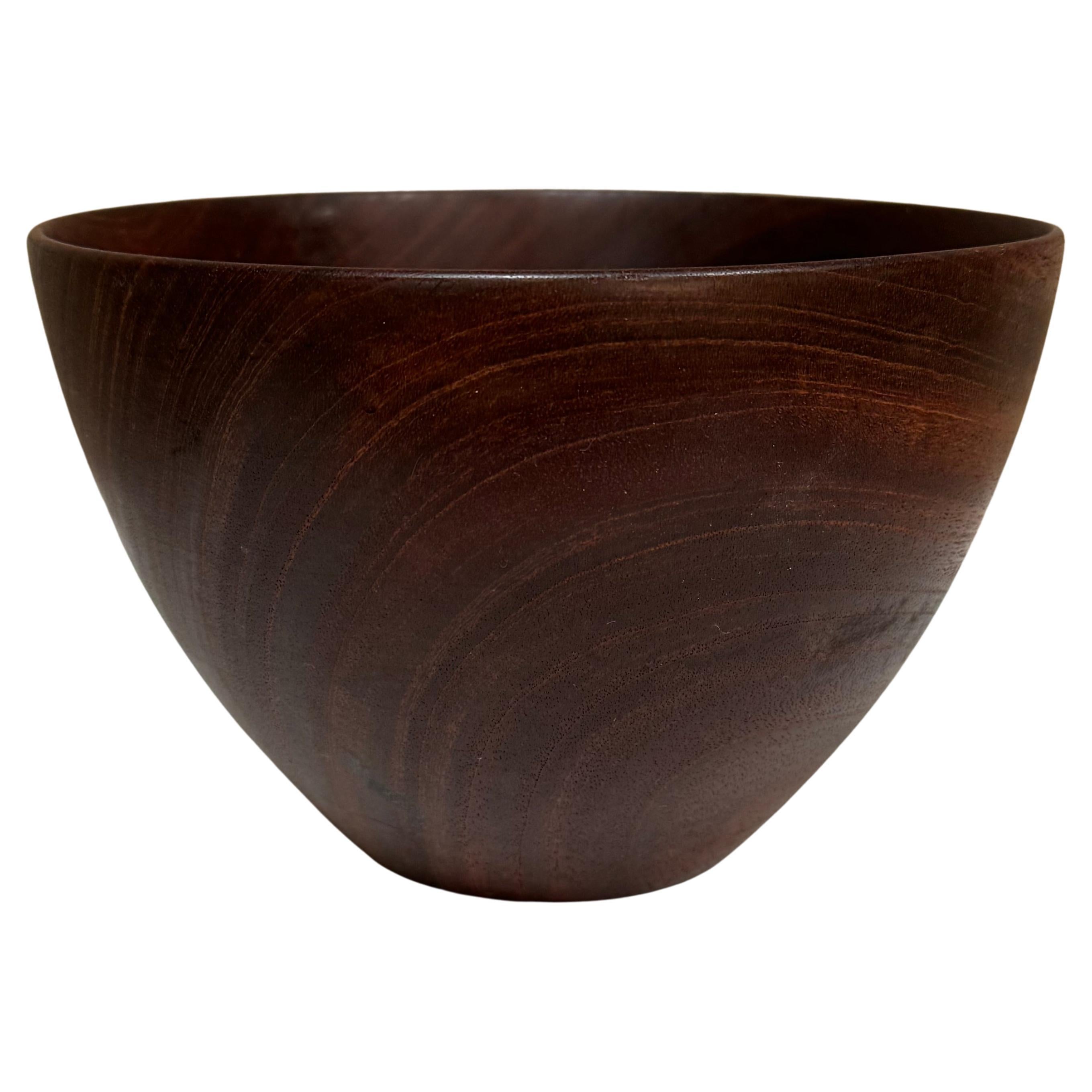 Turned Wood Bowl by Rude Osolnik For Sale
