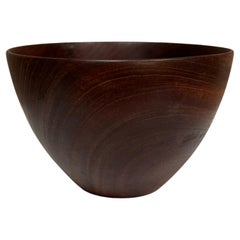 Vintage Turned Wood Bowl by Rude Osolnik
