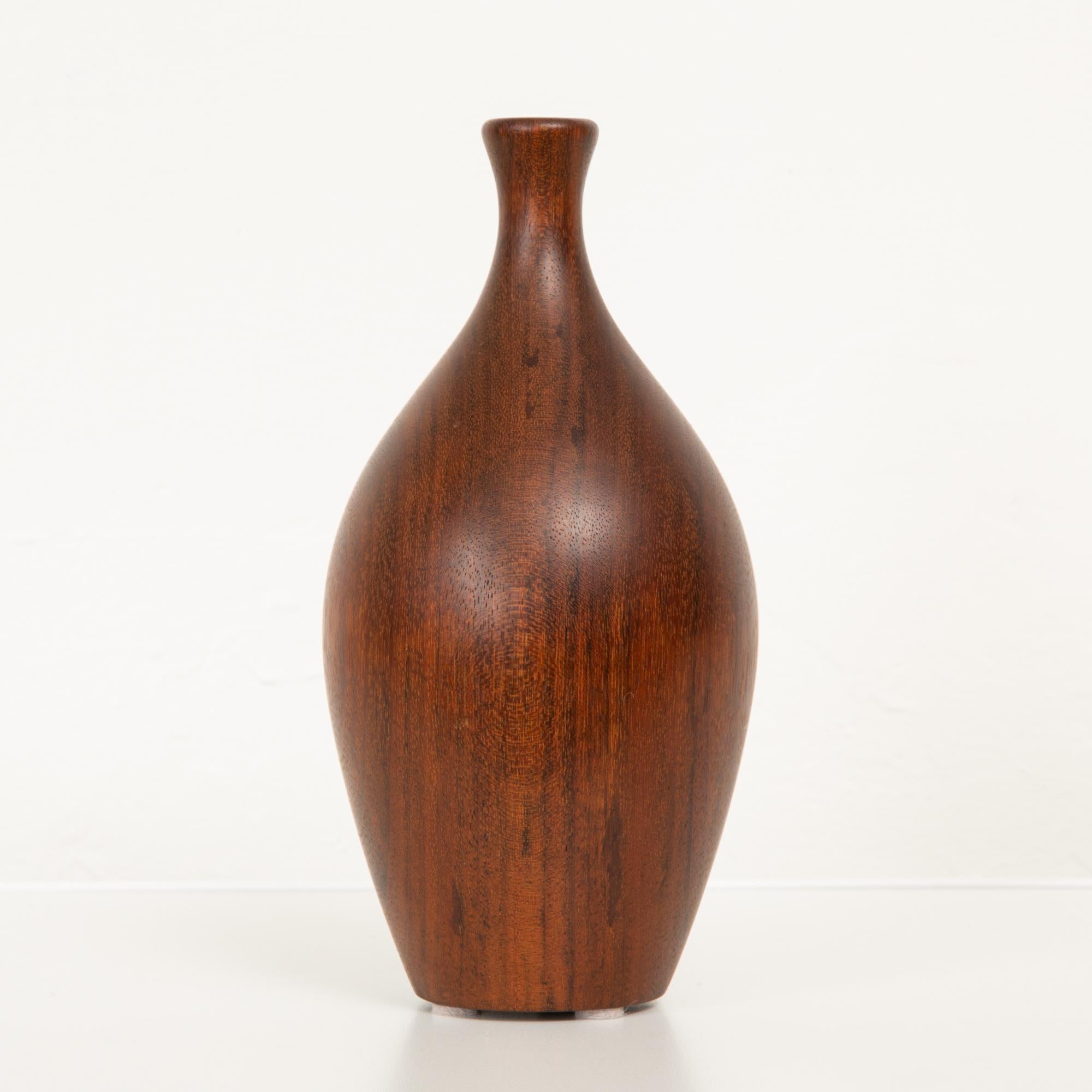 Turned Wood Bud Vase 1