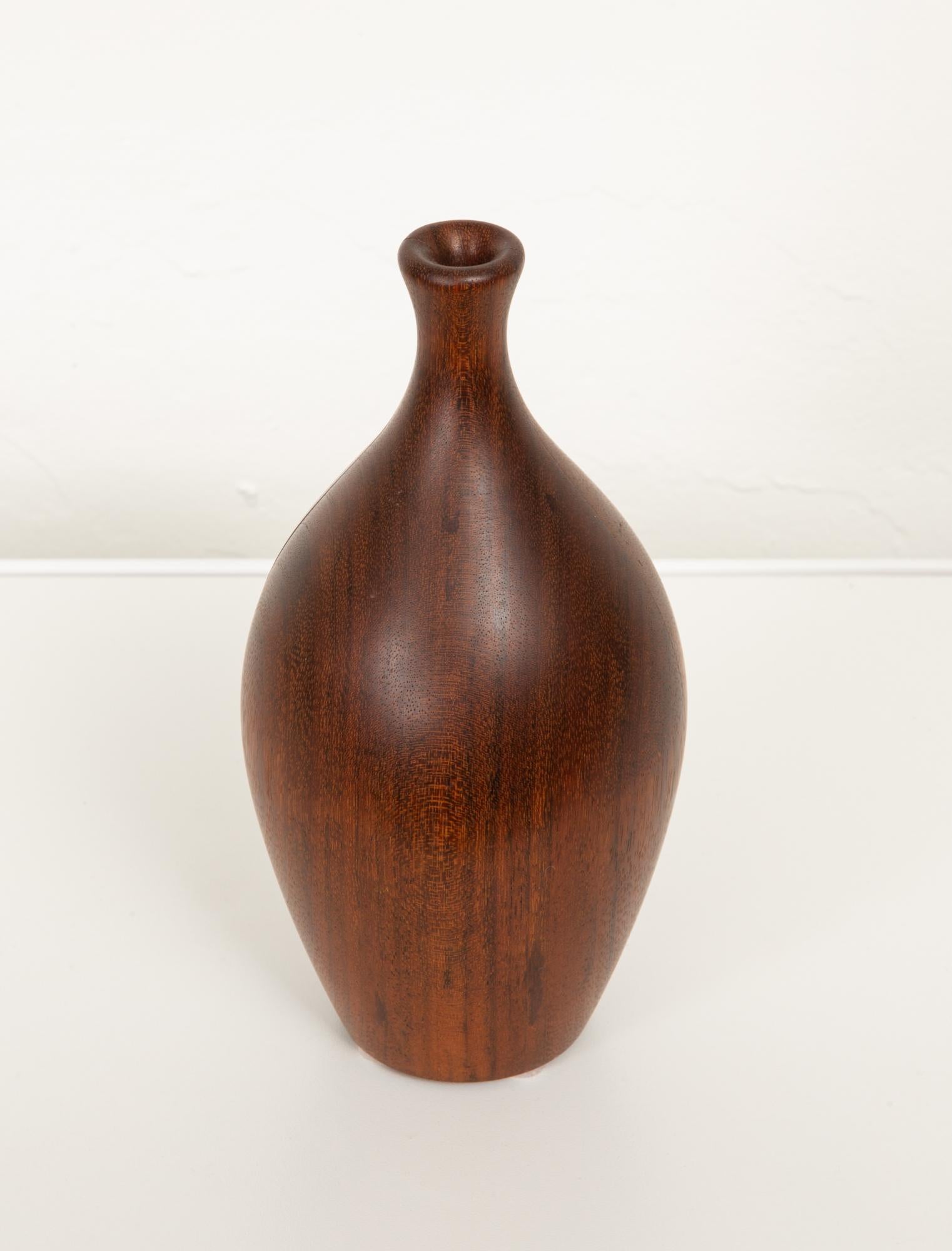 Turned Wood Bud Vase 2